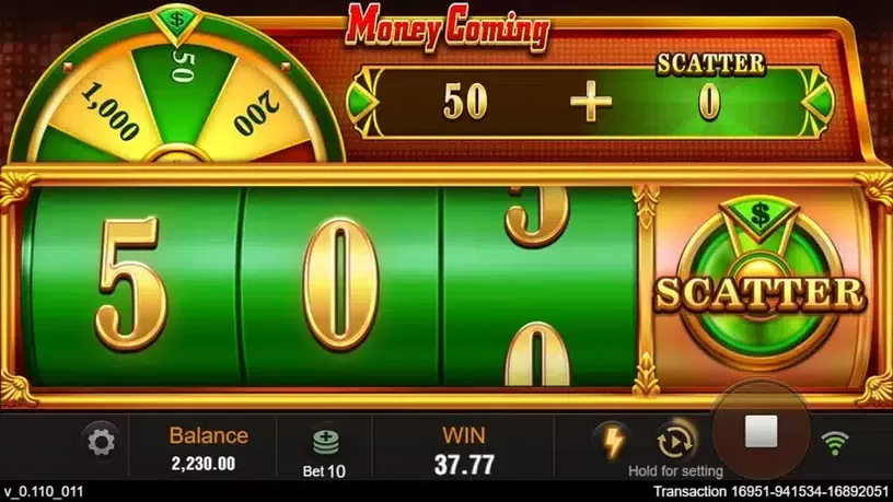 Money Coming slot screenshot